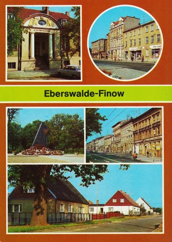 05-C126 Ansichtskarte Eberswalde-Finow Waldstadt Barnim Schorfheide-Chorin DDR