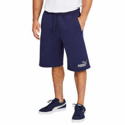 PUMA Men s Pull On Fleece Short w/ Dual Side Pockets External Drawcord New