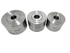 Dimple Dies Set 3 PC HD 1-1/4" 1-1/2" 1-3/4" Bolt or Press Use Premium Grade