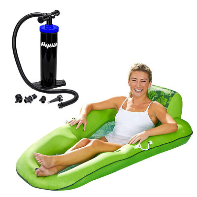 Aqua Leisure Luxury Recliner Swimming Pool Lounge Chair Float