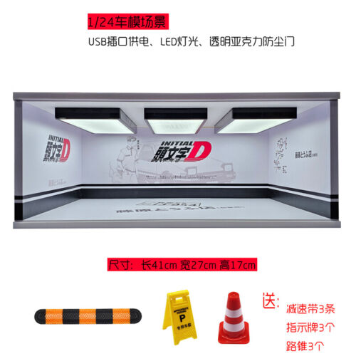 1:18/24 Diorama Auto Garage Modellauto Modell Vitrine Szene Vitrinenmodell - Bild 53 von 56