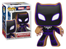 Marvel Holiday Gingerbread Black Panther Funko Pop! Figura de vinilo #937