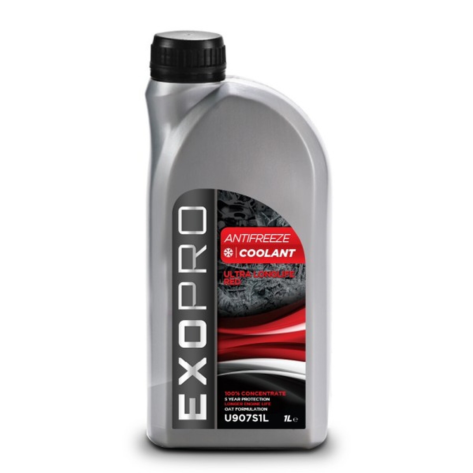 Antifreeze Coolant Ultra Longlife Red 1 Litre 1L Engine Coolant - EXOPRO U907S1L