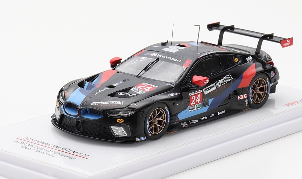1/43 TSM MODEL BMW M8 GTE 2018 ルマン 1/43 TSM model bmw m8 GTE! - YouTube