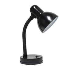 Basic Metal Desk Lamp 13.85 In. Flexible Hose Neck