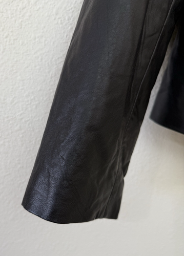 NEU Marc Mattis Damen Leder Blazer Jacke Gr. L schwarz Taschen gefüttert - Bild 7 von 16
