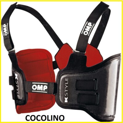 OMP Carbon Rippenschutz Kart Protektor Weste Rippenweste Schutzweste rip vest