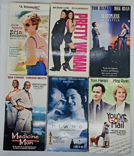 Vintage LOT of 6 (VHS) Piano Pretty Woman Sleepless Seattle You've Got Mail 🎬 - Picture 4 of 24