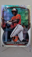 2023 Bowman Chrome Anderson De Los Santos 1st Mega Box Mojo Refractor #BCP-207 