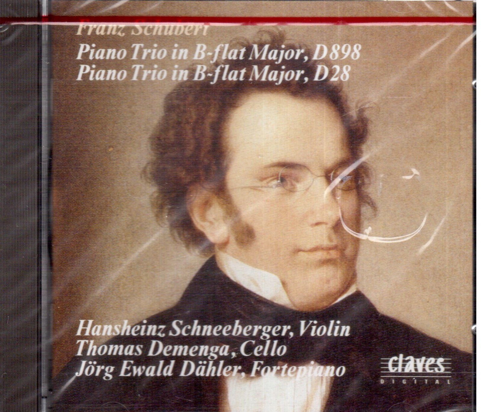 Schubert: Trio Per Fortepiano D 898, D 28 / Dahler, Demenga, Schneeberger - CD