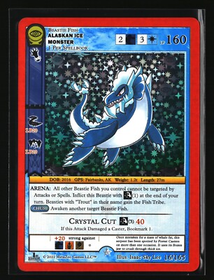 MetaZoo ALASKAN ICE MONSTER 16/165 Full Holo (Seance 1st Edition) NM/Near Mint