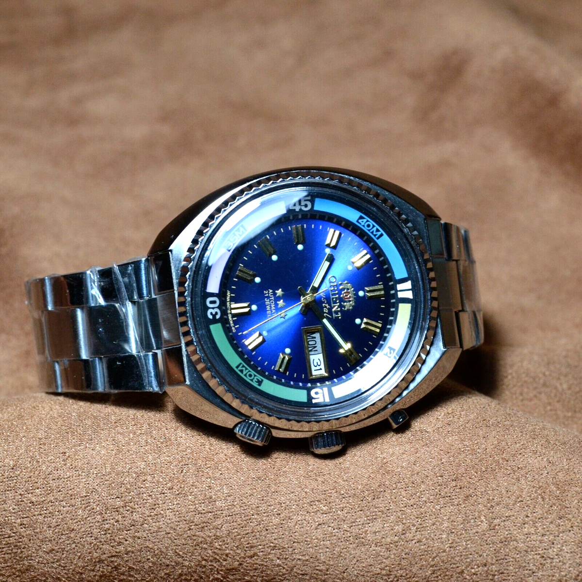 Japan Watch Orient KING DIVER Automatic Watch KD 21 JEWELS 