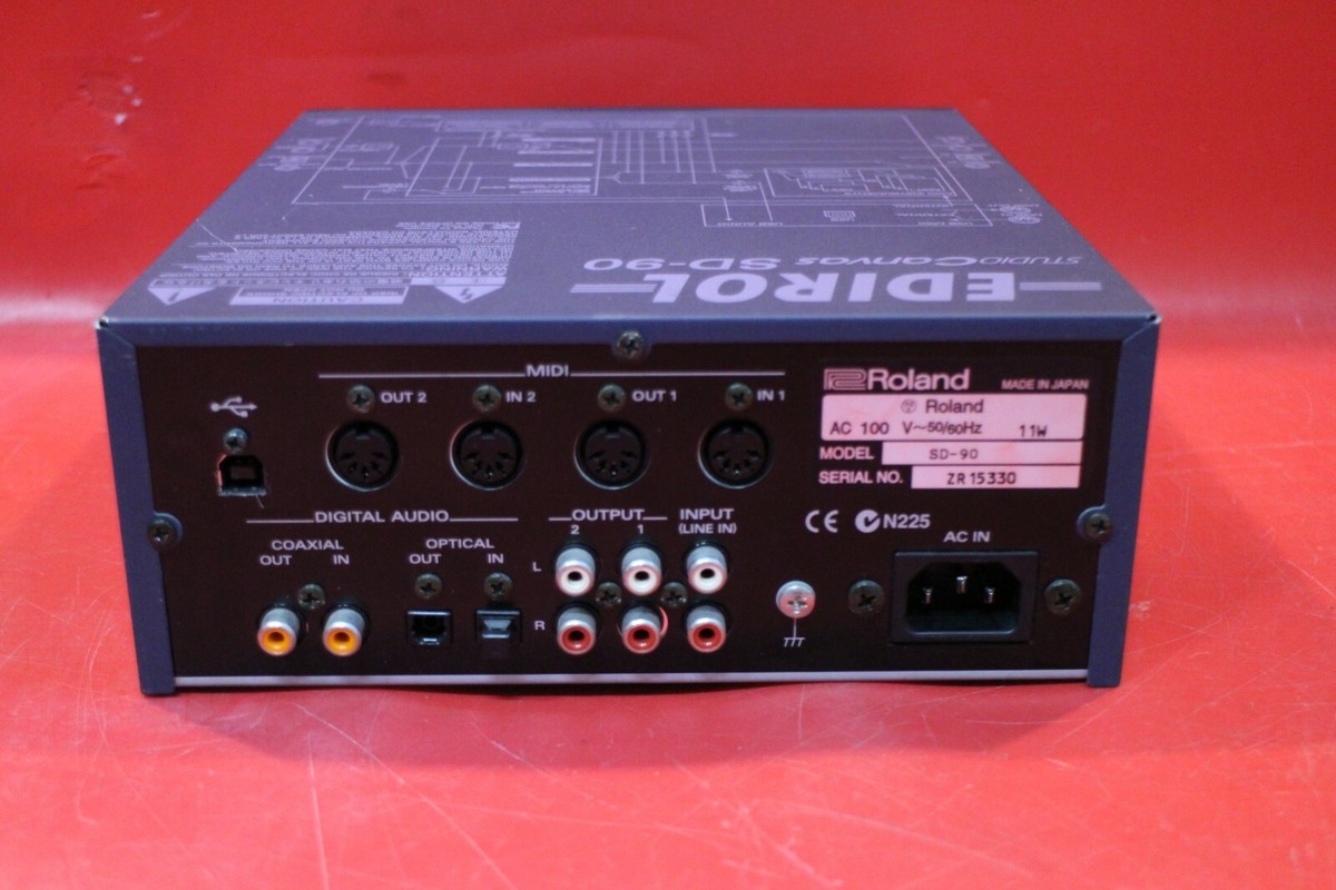 USED Roland Edirol SD-90 Studio Canvas MIDI Sound Module Interface