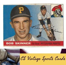 1955 Topps #88 Bob Skinner ROOKIE (TRIMMED)