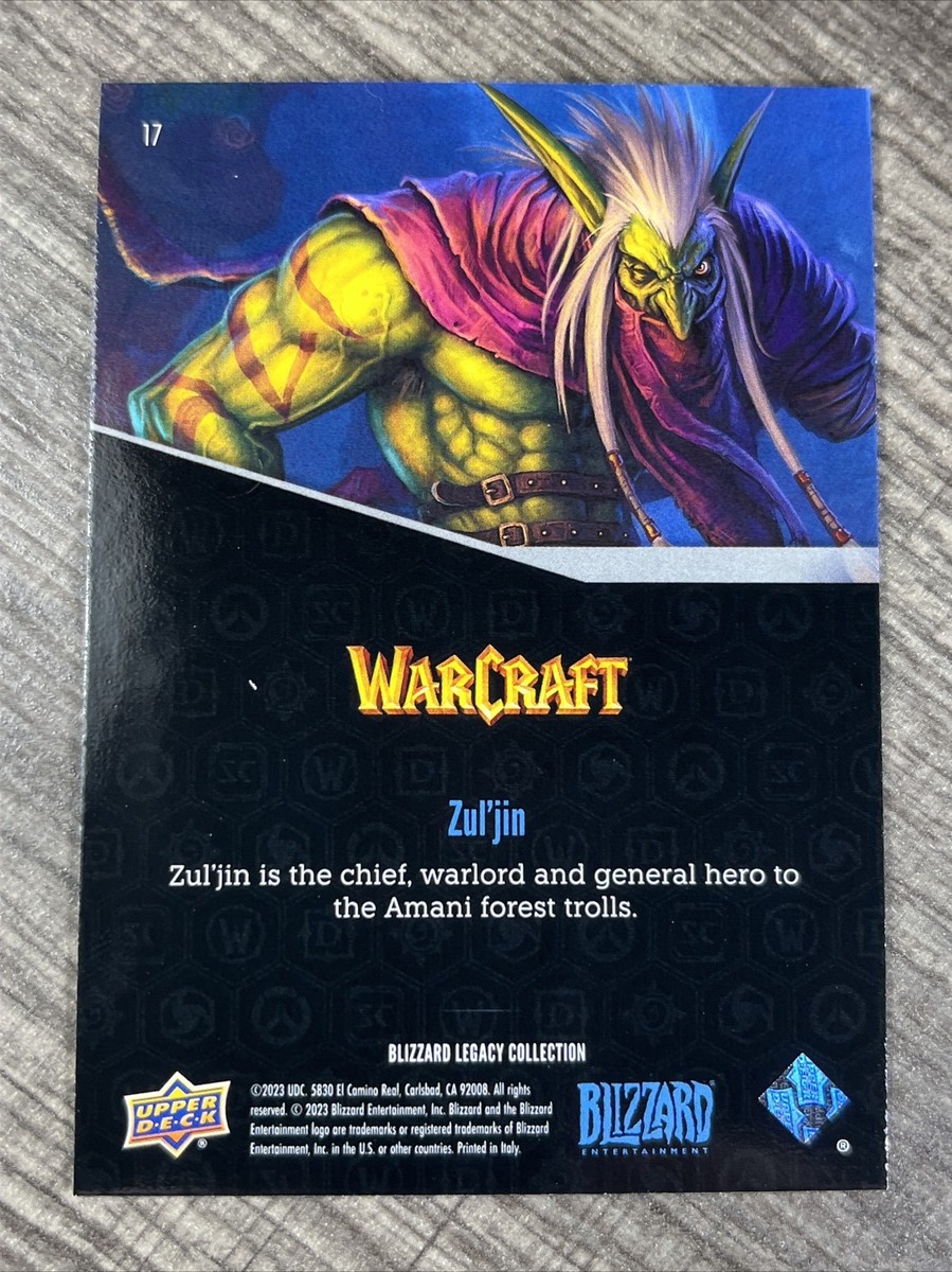 Zul'jin, 2023 Upper Deck Blizzard Legacy, #17, Warcraft | eBay