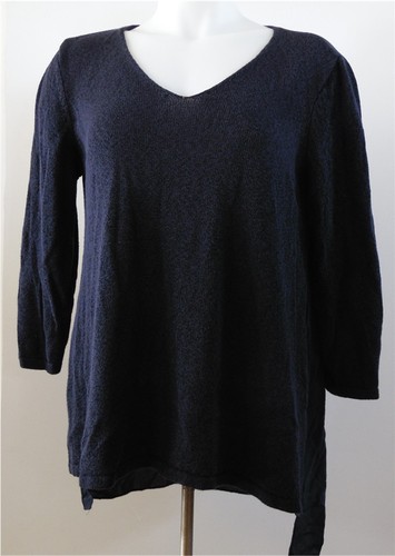 Company Ellen Tracy Navy Blue High Low 