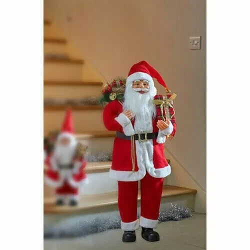Weihnachten große Weihnachtsmann Deko Figur stehend Vater Ornament 80 cm Deko Xmas - Bild 17 von 24
