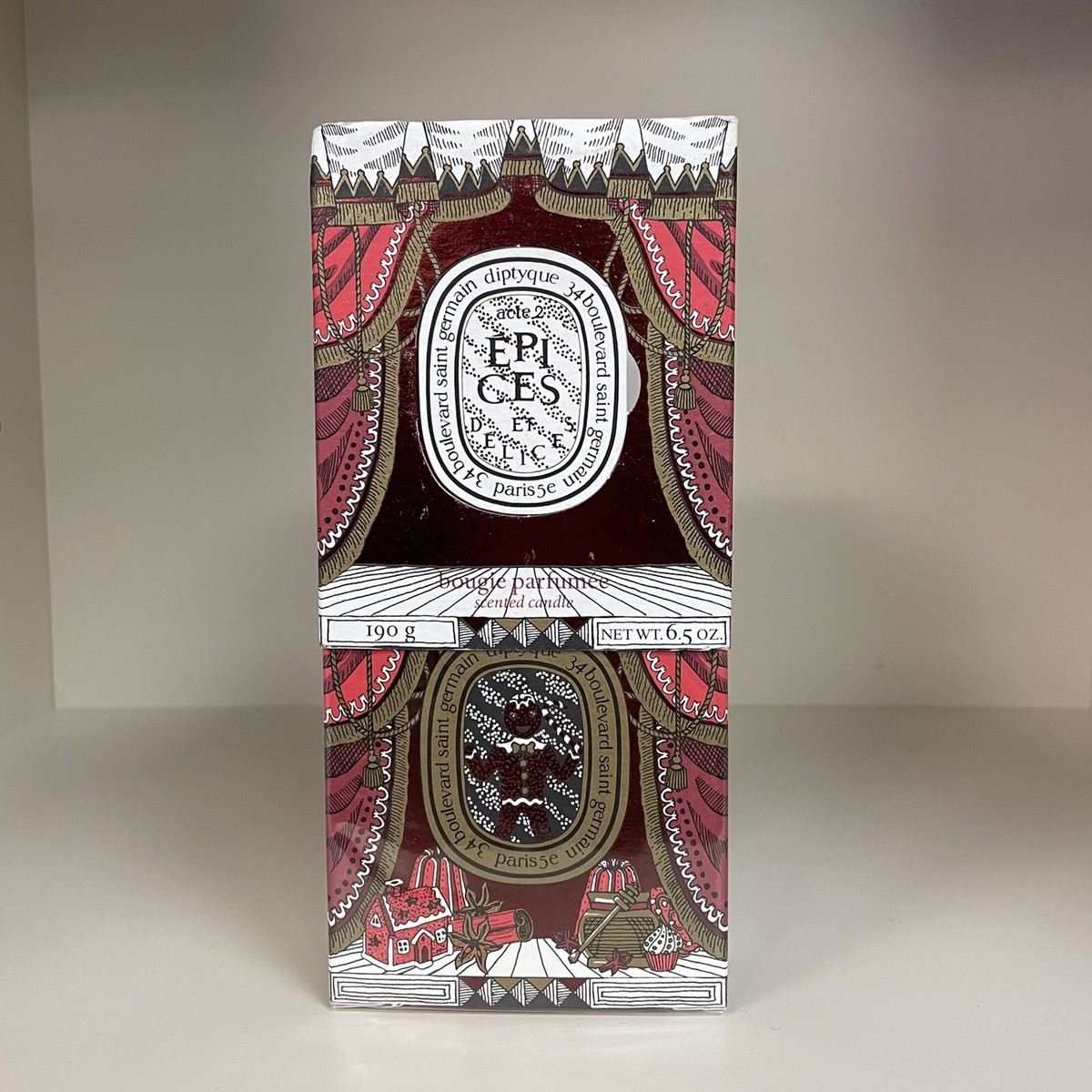NIB New DIPTYQUE EPICES & DELICES SPICE GINGER CANDLE Epice