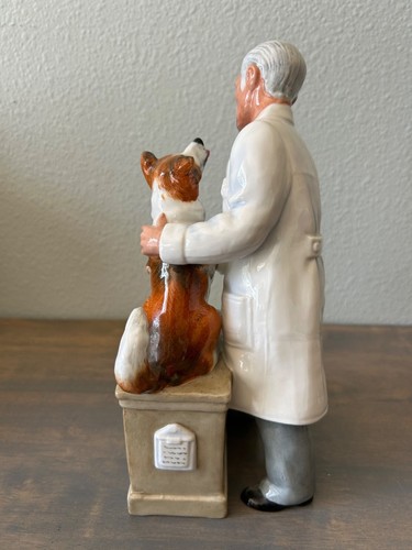 Vintage Royal Doulton "Thanks Doc" HN2731 Vet & Collie Dog Figurine - Picture 5 of 9