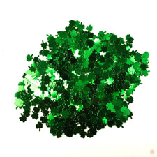 Saint Patrick's Day Shamrock 3/8" Tall Confetti Sequin 750 Piece Pack 30001893