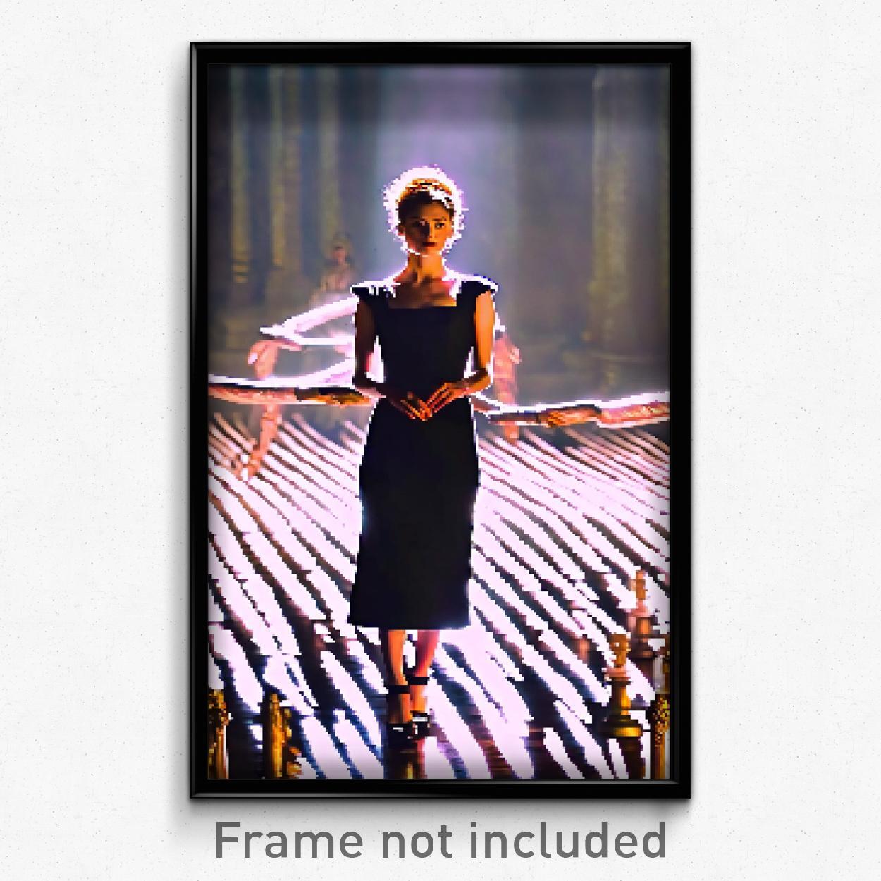 8 Bit Psychedelic Pixel Art Poster - Trippy Video Game Print Cultured Tableau