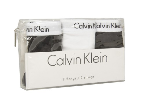 Packung mit 3 Tanga Slip Frauen Dame Tripack CK CALVIN KLEIN Artikel QD3587E THO - Bild 11 von 92