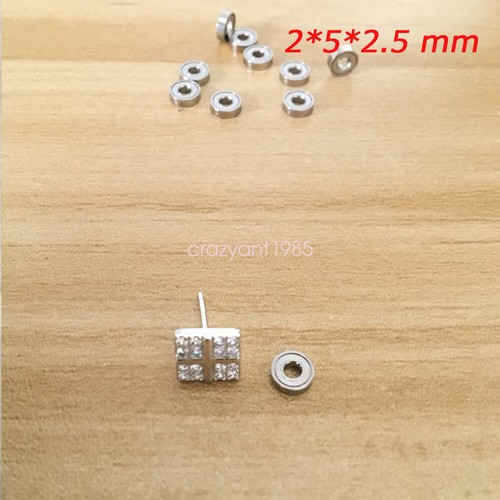 100pcs Lot 681XZZ Micro Mini Deep Groove Double Shielded Ball Bearing Toy Ring - Picture 9 of 16