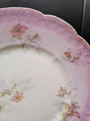 VTG. Carmen Bavaria Plate Florals/lavender/Gold - Picture 4 of 7