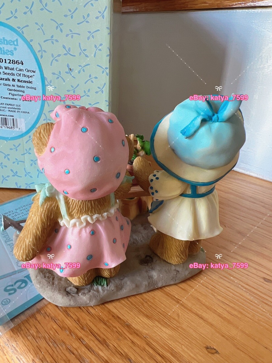Cherished Teddies 4012864- Sarah & Kensie - Watch What Can Grow w