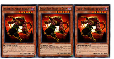 Yugioh- 3X Twilight Ninja Nichirin, the Chunin - Common - 1st - BOSH-EN016 - NM