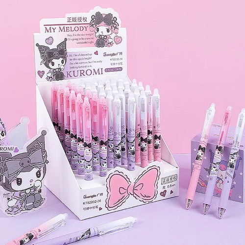 My Melody & Kuromi Lolita Gelschreiber Stift Sanrio Kawaii Manga Japan 1x NEU - Picture 2 of 4