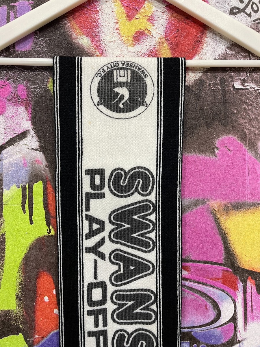 Écharpe Vintage Swansea City 1997 – Play-offs Wembley, 124 Cm