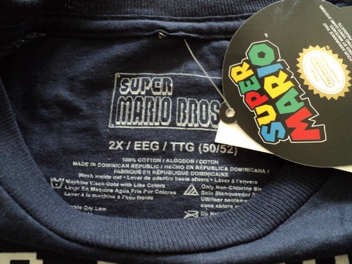 Super Mario Bros T Shirt-size 2XL-New with Tags - Picture 4 of 5