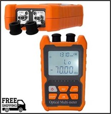 D YEDEMC Fiber Optic Cable Tester Portable Optical Fiber Power Meter FC/SC/ST Un