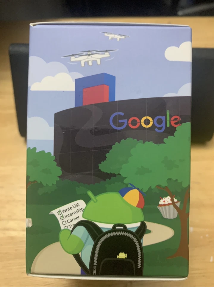 Android Google Intern Edición Especial Mini Figura Juguete Coleccionable Google - RARA Foto 3 de 4