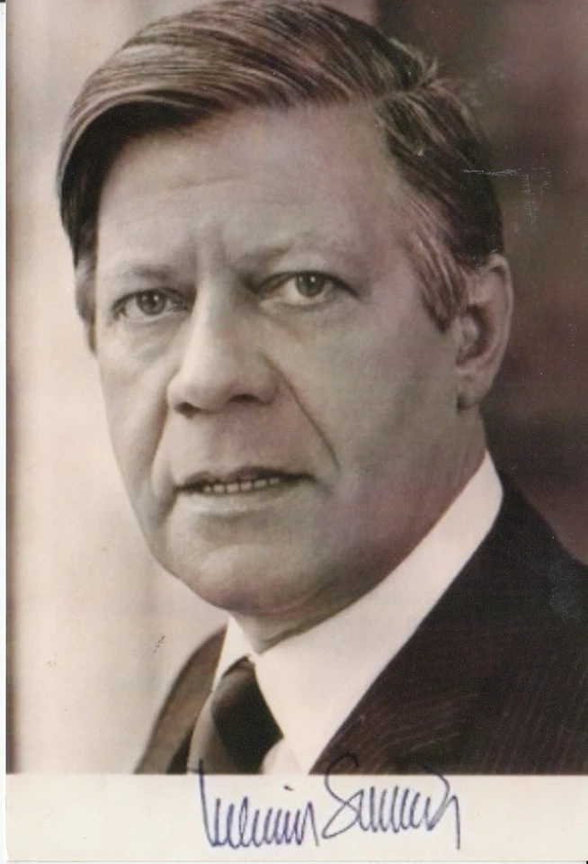Helmut Schmidt +Autogramm++ ++Bundeskanzler++ - Bild 1 von 1