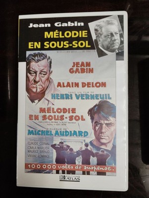 VHS - Melodie im Keller | Jean Gabin Alain Delon Henri Verneuil | Guter Zustand