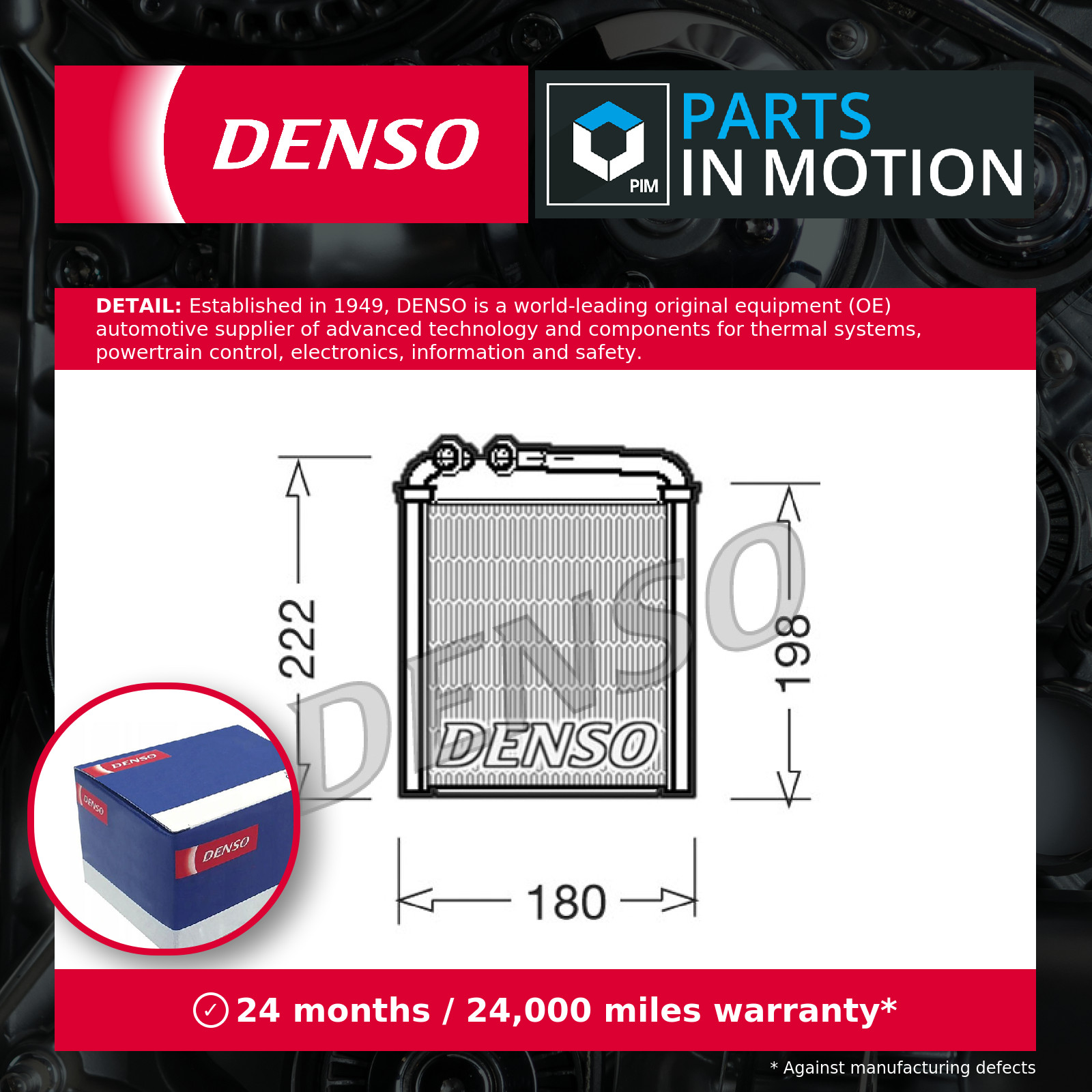 Denso Heater Core DRR32005 - Image 11