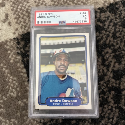 Fleer André Dawson 187 PSA 5 1982 - Foto 1 di 2