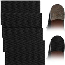 4Pcs Shoe Heel Repair Anti Slip Grips Bottom Protector Shoes Sole Black 