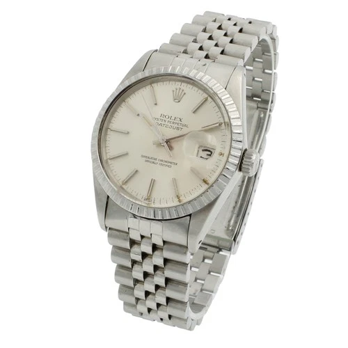 Men's Rolex OP Datejust 36mm Ref.#16030 Size 7.75" Silver Sunburst #W231632-1