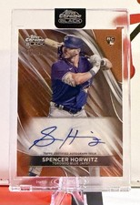 2024 Topps Chrome Black Spencer Horowitz Orange Refractor Auto /25 RC #CBA-SH