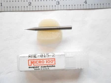NEW MICRO 100 USA 1/64" DIA x .045" LOC x 1-1/2" L 2FL CC CARBIDE SQUARE ENDMILL