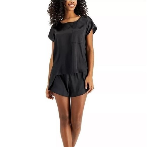 New I.N.C. INTERNATIONAL CONCEPTSSatin Shorts Pajama Set, size M, New - Picture 2 of 6
