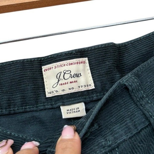 J crew Men’s Forrest Green Corduroy Slim Fit Pants Size 34x32 - Picture 4 of 8