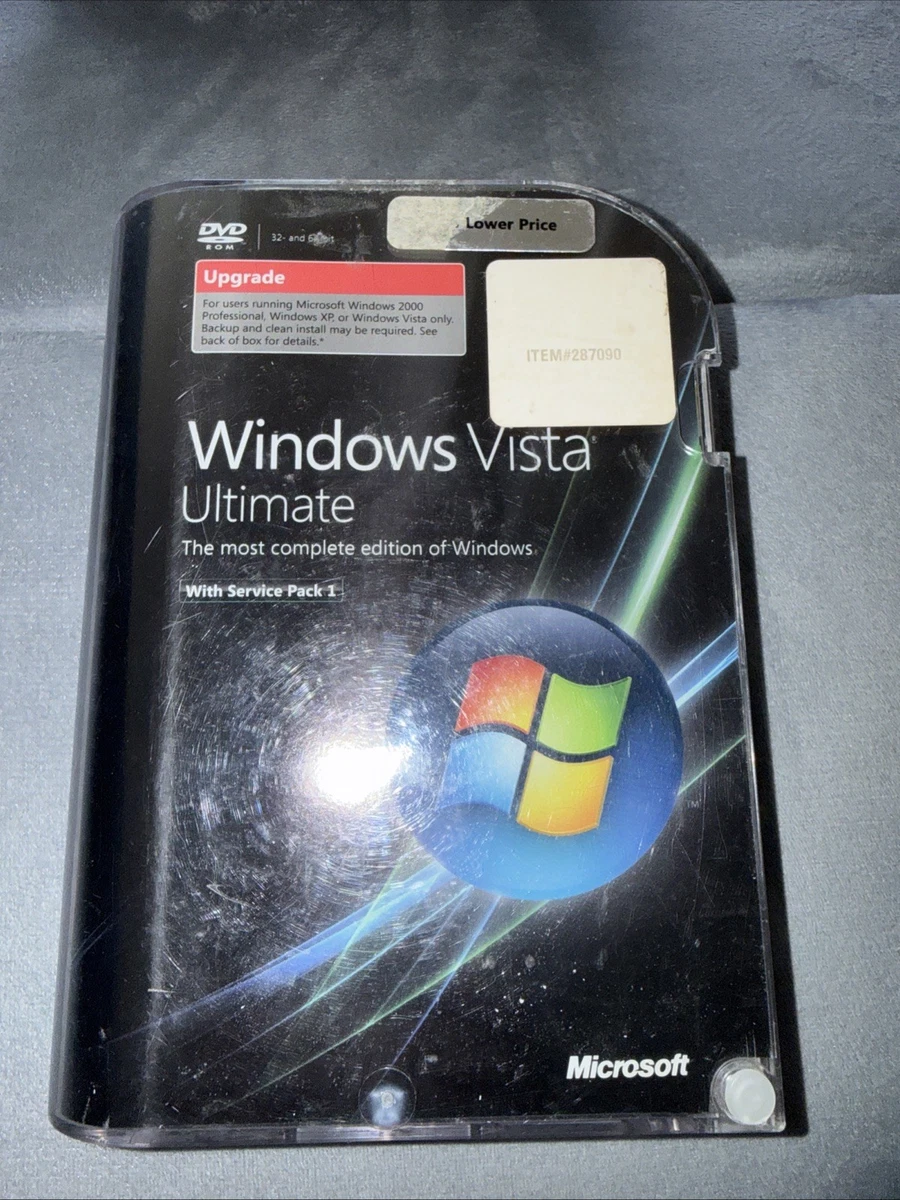 Microsoft Windows Vista Retail Operating System Software for sale