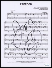 Jon Batiste "We Are" AUTOGRAPH Signed 'Freedom' 8.5x11 Sheet Music ACOA