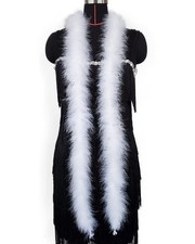 2 Yards 20g Fluffy Marabou Feather Boa for DIY Craft Sewing Trim Home Wedding...