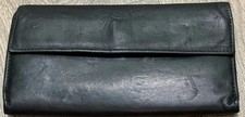 Vintage Rolfs Cowhide Black Leather Wallet