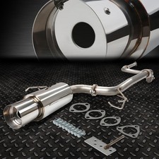For 90-93 Acura Integra Da Db Stainless 4.5 Muffler Tip Catback Exhaust System